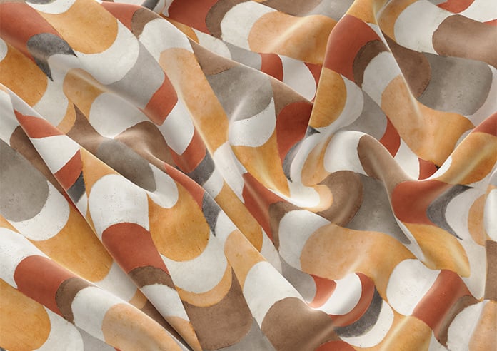 Castillo Velvet, Copper - Motorised Roman Blind - Image 4